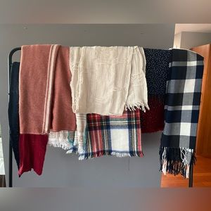 8 scarf bundle